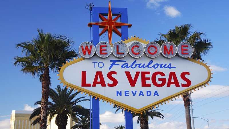 I Nevada  Las Vegas og vandring i Red Rocks